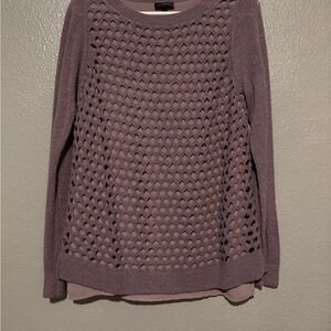 The Limited Lavender Crew Neck Sweater